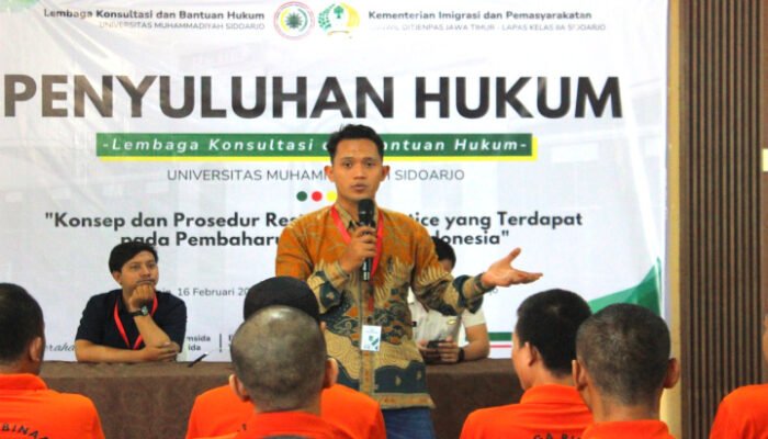 Lapas Sidoarjo Gelar Penyuluhan Hukum Bersama UMSIDA