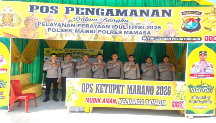 Tim Supervisi Biro Ops Polda Sulbar Kunjungi Pos Pam Mambi