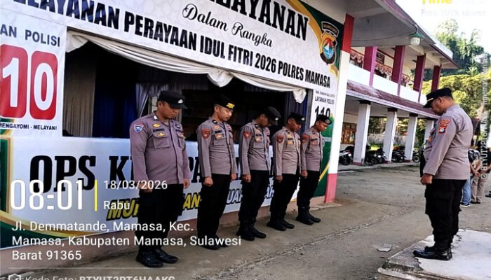 Personel Regu 2 Posyan Ops Polres Mamasa Tunjukkan Kesiagaan