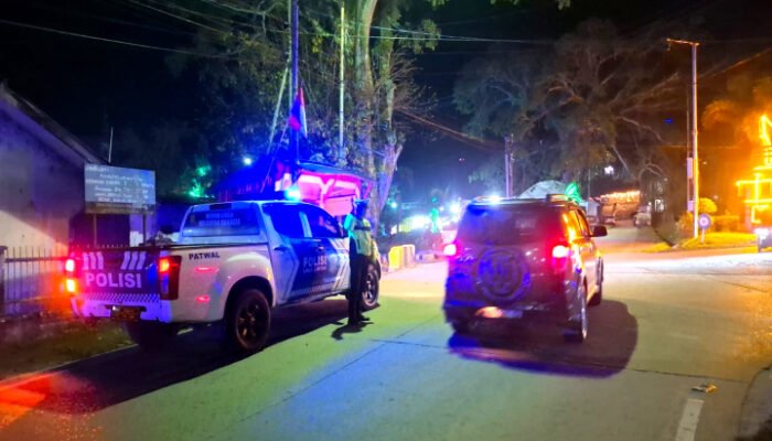 Patroli Blue Light Cegah Balap Liar Polres Mamasa Jaga Keamanan
