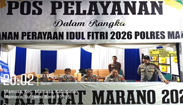 Aman Terkendali Pantauan Polres Mamasa Arus Mudik 2026