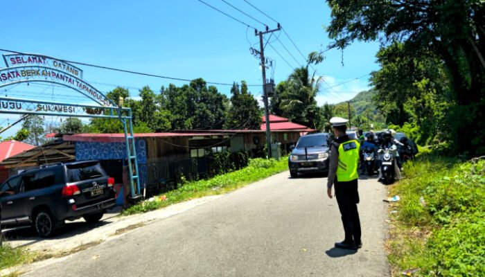 Perkuat Patroli di Lokasi Wisata Ditlantas Polda Sulbar Proaktif