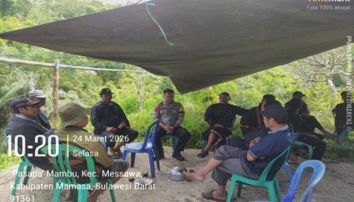 Bhabinkamtibmas Sumarorong Sambangi Warga Berduka