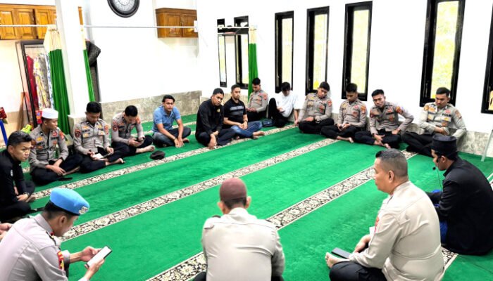 Tingkatkan Keimanan, Polres Mamasa Gelar Binrohtal Serentak