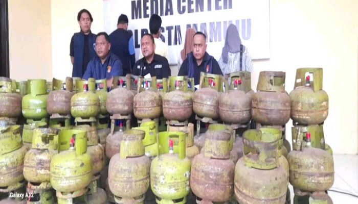 Polresta Mamuju Ungkap Praktek Penimbunan Gas 3 Kg