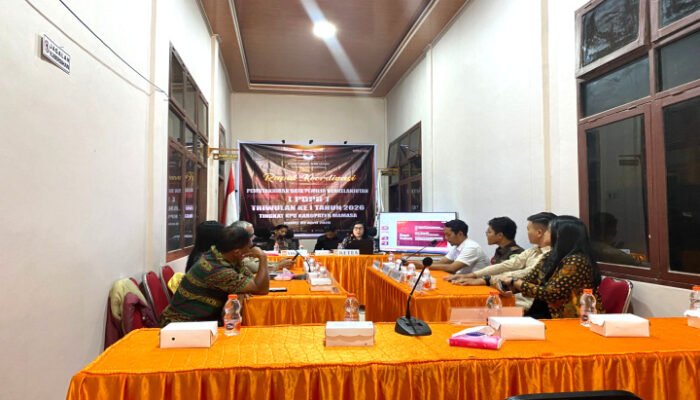 KPU Mamasa Gelar Rapat Koordinasi PDPB Triwulan I 2026