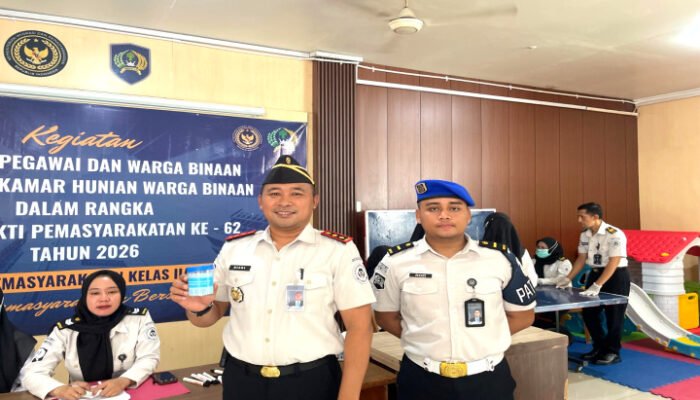 Wujudkan Bersih dari Narkoba Lapas Sidoarjo Gelar Tes Urin