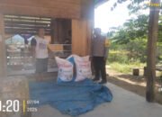 Petani Jagung Desa Tabone Dapat Tambahan Pupuk Dari Polsek