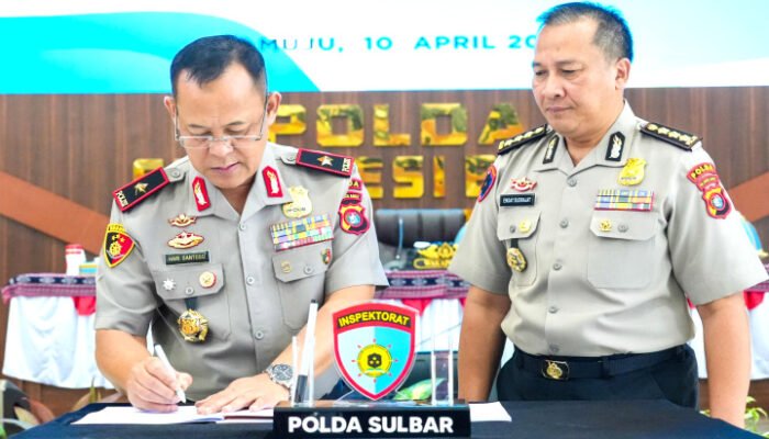 Wakapolda Sulbar Tutup Taklimat Audit Kinerja TA 2026