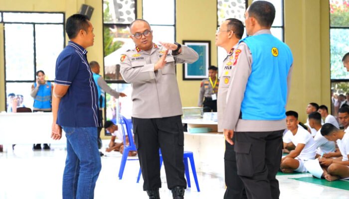 Prinsip BETAH, Kapolda Tinjau Tes Kesehatan Rekrutmen Polri
