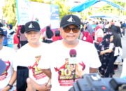 Meriahkan CFD, Ditlantas Kampanye Keselamatan Lebih Menarik