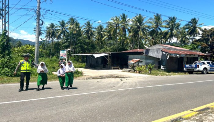 Ditlantas Polda Sulbar Fokus Pengamanan Jam Pulang Sekolah