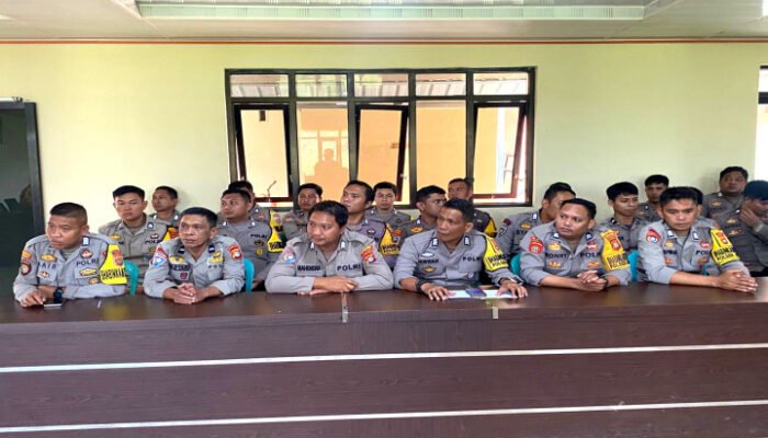 Perkuat Kinerja Bhabinkamtibmas, Polres Mamasa Gelar Anev.
