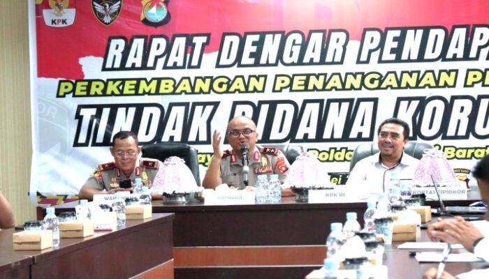 Penanganan Perkara Korupsi, Rapat Yang Dipimpin Kapolda Sulbar