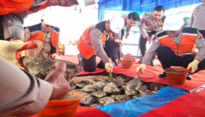Kapolda Sulbar, Peletakan Batu Pertama Pembangunan Kantor PJR