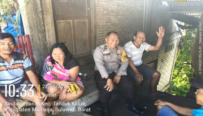 Melalui Program SAKTI, Bhabinkamtibmas Mamasa Rangkul warga