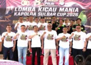 Kapolda Sulbar Buka Lomba Kicau Mania, di Hari Bhayangkara