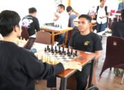 84 Peserta Turnamen Catur Polda Sulbar Warnai HUT Bhayangkara