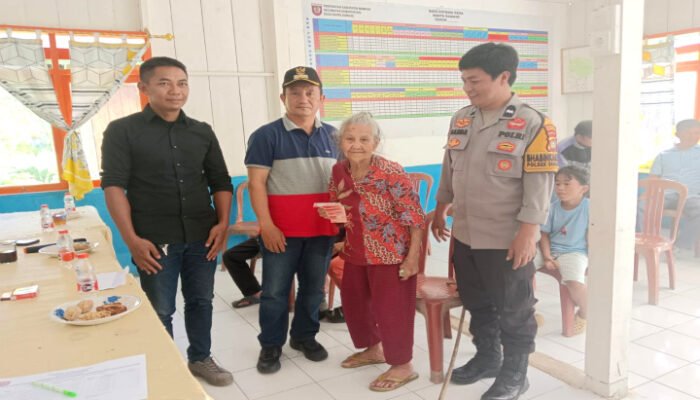 Polsek Sumarorong Kawal Penyaluran BLT Dana Desa Tahap I