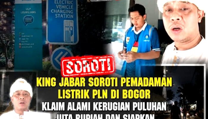 KING JABAR Soroti Pemadaman Listrik PLN di Wilayah Bogor