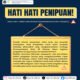 Waspada Penipuan, Lapas Sidoarjo Imbau Masyarakat Luas