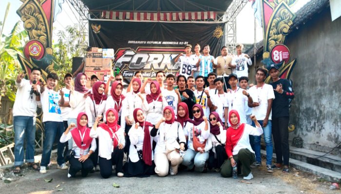 Kartar Forkat Dusun Tuyuh Gelar Jalan Sehat Berhadiah Menarik