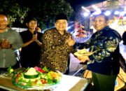Mengawal Desa Binaan, Warih Andono Hadiri Peresmian Betonisasi